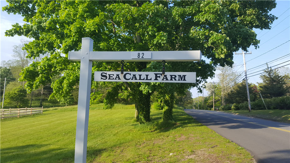 Sea Call Farm Sign